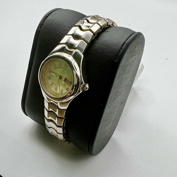 AGENDA Ladies Petite Watch Silver Gold Working - Picture 3 of 7